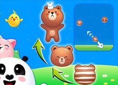Animal Merge Bubble Shooter