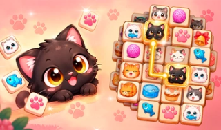 Mahjong Connect Cat House