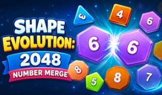 Shape Evolution 2048 Number Merge