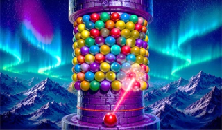 Spiral Ball Tower  Bubble Fortress
