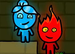 MINHA NAMORADA AMOU ESSE JOGO !! - Fireboy and Watergirl #1 