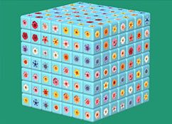 Flower Cube Mahjong