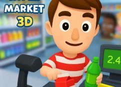 Hypermarket 3D Store Cashier