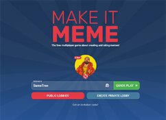 Make it Meme - O jogo de festas de memes online