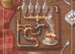Pipe Line Puzzle Tea