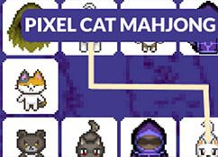 Pixel Cat Mahjong
