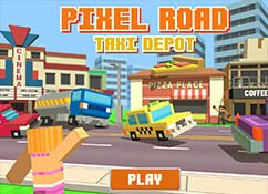 Pixel Road Taxi Depot