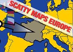 Cartes Scatty Europe