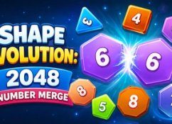 Shape Evolution 2048 Number Merge